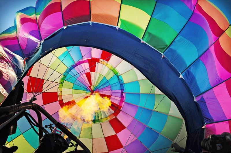 Rainbow Balloon Arch